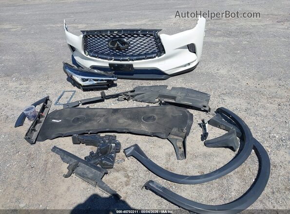 3PCAJ5M38LF115101 2020 INFINITI QX50 White Սարքավորումների վահանակի տեսք