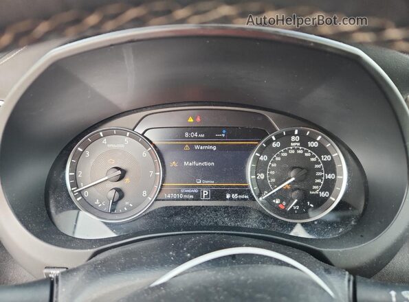 3PCAJ5M39KF126204 2019 INFINITI QX50 Black Սարքավորումների վահանակի տեսք