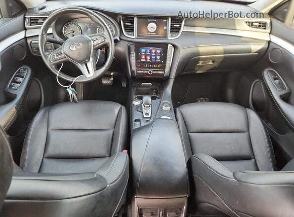 3PCAJ5M39KF126204 2019 INFINITI QX50 Black Առջևի վահանակի տեսք