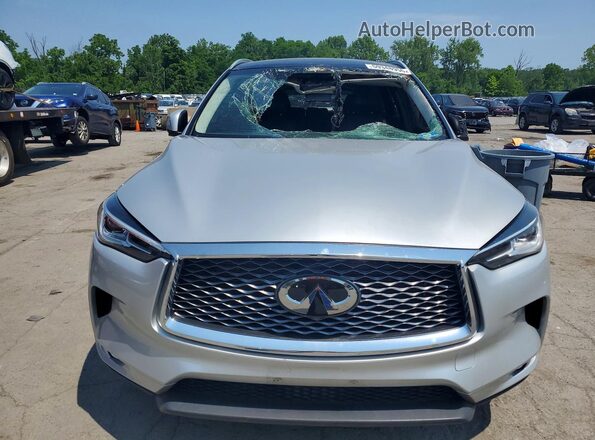 3PCAJ5M39LF109694 2020 INFINITI QX5 Silver Դիմացի տեսք