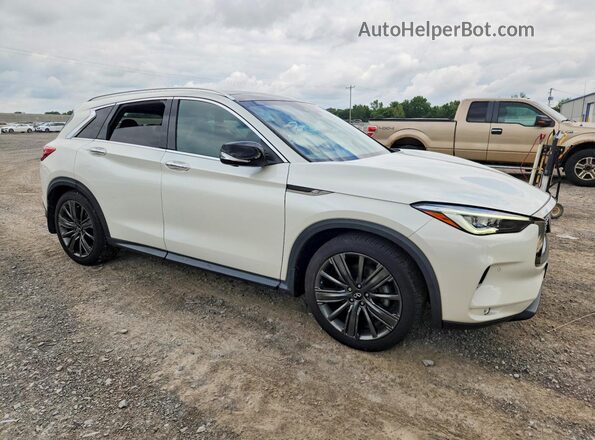 3PCAJ5M39LF118377 2020 INFINITI QX50 Белый Передняя правая четверть
