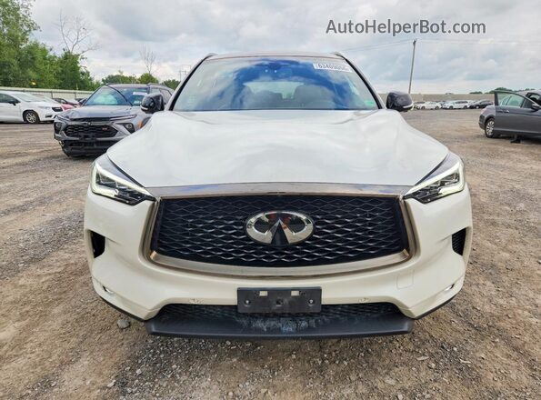 3PCAJ5M39LF118377 2020 INFINITI QX50 Белый Вид спереди