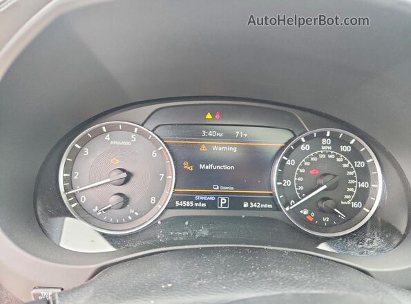 3PCAJ5M39LF118377 2020 INFINITI QX50 Белый Вид щитка приборов