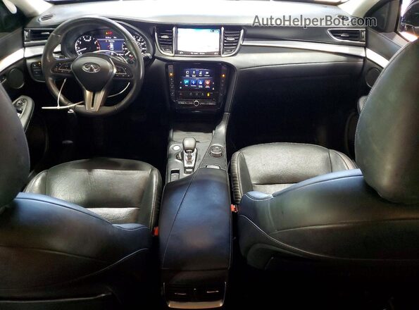 3PCAJ5M3XKF122145 2019 INFINITI QX50 Black წინა პანელის ხედი