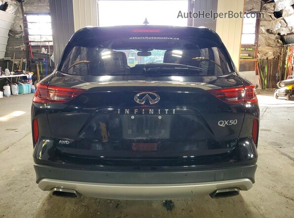3PCAJ5M3XKF122145 2019 INFINITI QX50 Black უკანა ხედი
