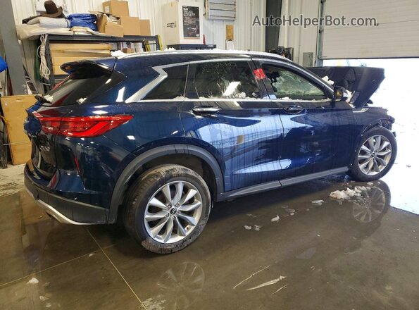 3PCAJ5M3XKF130729 2019 INFINITI QX50 Blue Tył prawy