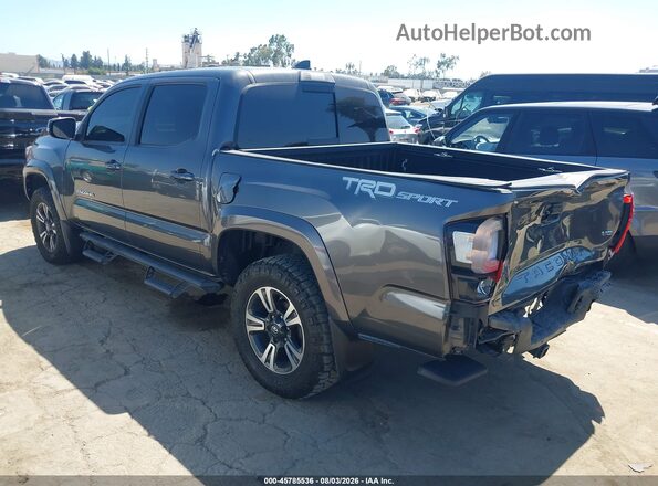 3TMAZ5CN1JM067008 2018 TOYOTA TACOMA Gray Trasero izquierdo