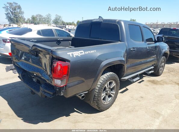 3TMAZ5CN1JM067008 2018 TOYOTA TACOMA Gray Trasero derecho