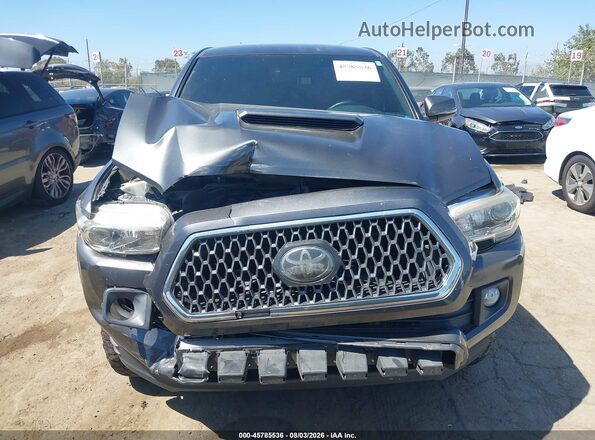 3TMAZ5CN1JM067008 2018 TOYOTA TACOMA Gray Vista interior trasera
