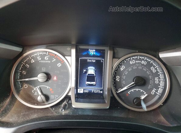 3TMAZ5CN1MM143945 2021 TOYOTA TACOMA Silver Instrument cluster view