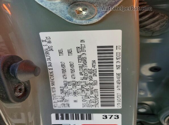 3TMAZ5CN2PM211870 2023 TOYOTA TACOMA Gray Engine compartment view