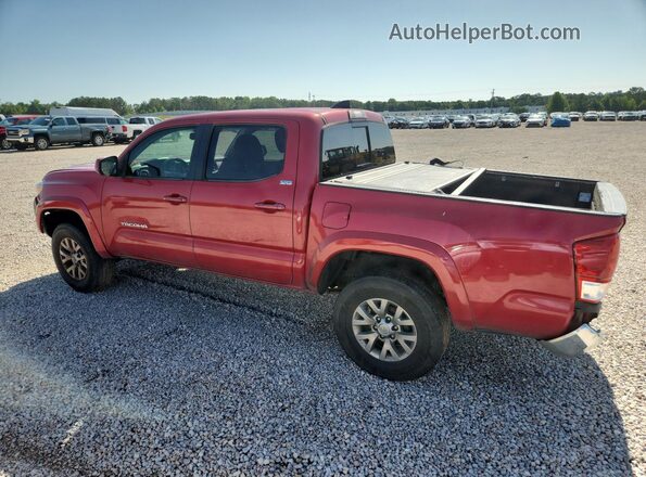3TMAZ5CN3JM077460 2018 TOYOTA TACOMA Burgundy Задня ліва чверть