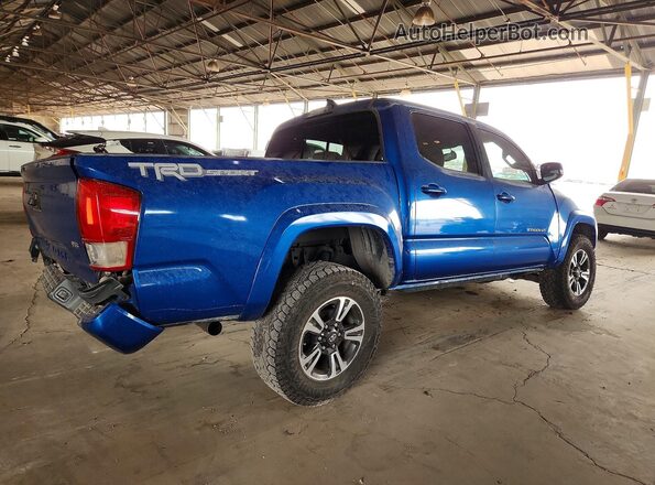 3TMAZ5CN4HM026656 2017 TOYOTA TACOMA Синий Задняя правая четверть