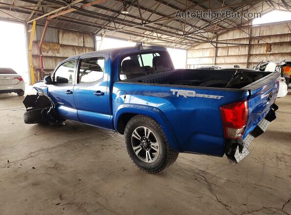 3TMAZ5CN4HM026656 2017 TOYOTA TACOMA Синий Задняя левая четверть