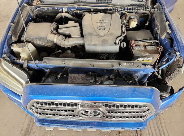 3TMAZ5CN4HM026656 2017 TOYOTA TACOMA Синий Вид задней части салона