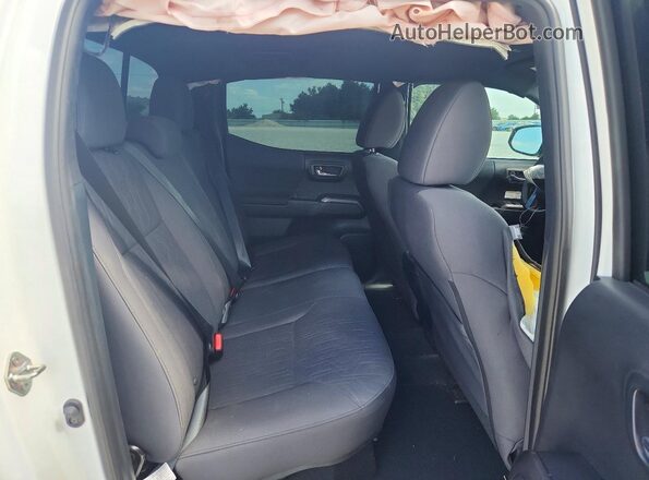 3TMAZ5CN4KM082443 2019 TOYOTA TACOMA White Вид задніх сидінь