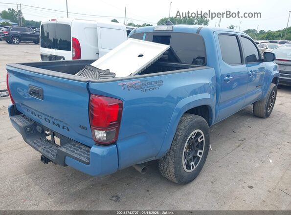 3TMAZ5CN4KM099050 2019 TOYOTA TACOMA Синий Задняя правая четверть