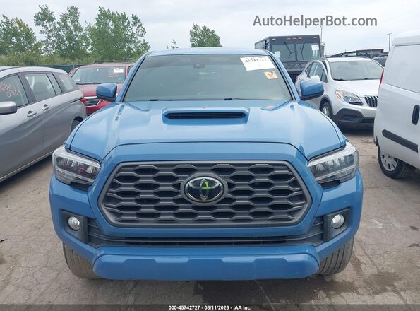 3TMAZ5CN4KM099050 2019 TOYOTA TACOMA Синий Вид панели приборов