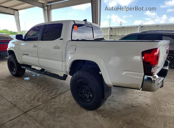 3TMAZ5CN7JM057115 2018 TOYOTA TACOMA White Задня ліва чверть