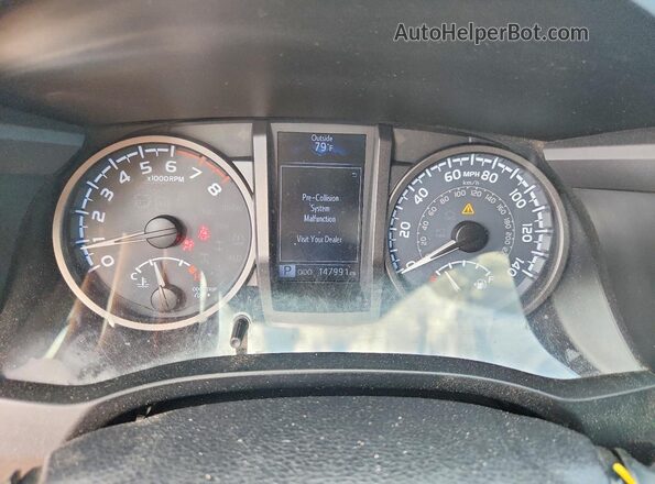 3TMBZ5DN2KM022261 2019 TOYOTA TACOMA Gray ხელსაწყოთა პანელის ხედი