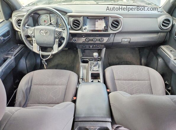 3TMBZ5DN2KM022261 2019 TOYOTA TACOMA Gray წინა პანელის ხედი