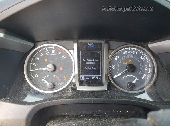 3TMBZ5DN2LM025369 2020 TOYOTA TACOMA Silver Rear interior view
