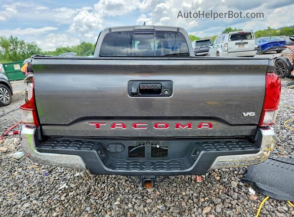 3TMBZ5DN4JM013768 2018 TOYOTA TACOMA Gray Հետևի տեսք