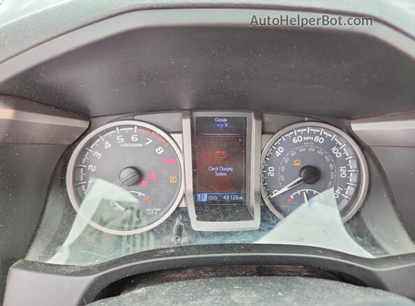 3TMBZ5DN4JM013768 2018 TOYOTA TACOMA Gray Սարքավորումների վահանակի տեսք