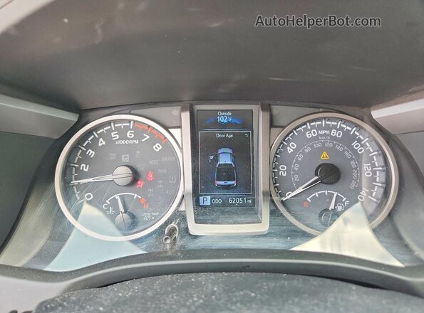 3TMBZ5DN7NM035964 2022 TOYOTA TACOMA Белый Вид щитка приборов