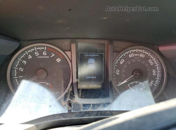 3TMBZ5DN8NM036508 2022 TOYOTA TACOMA Black Instrument cluster view