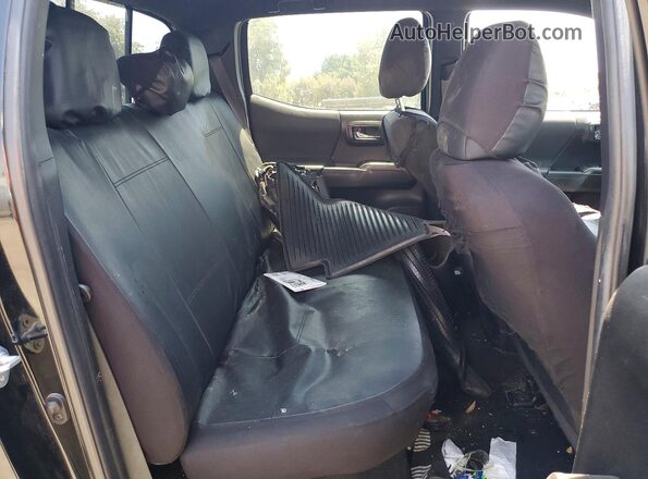 3TMBZ5DN8NM036508 2022 TOYOTA TACOMA Black Rear seats view
