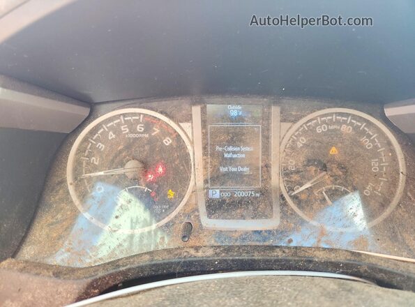 3TMBZ5DN9MM029436 2021 TOYOTA TACOMA Gray Instrument cluster view