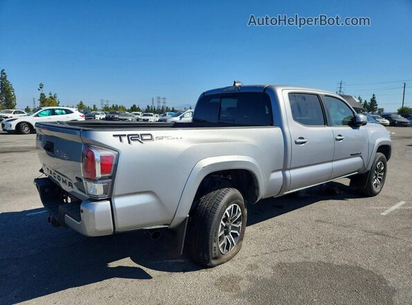 3TMBZ5DNXMM031664 2021 TOYOTA TACOMA Серебряный Задняя правая четверть