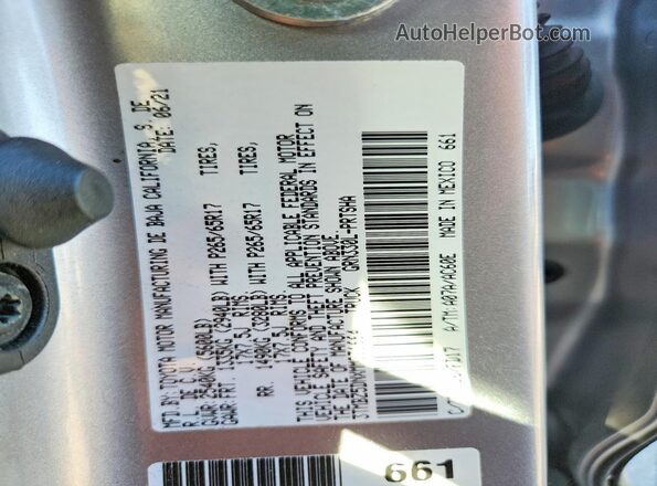 3TMBZ5DNXMM031664 2021 TOYOTA TACOMA Серебряный Вид подкапотного пространства