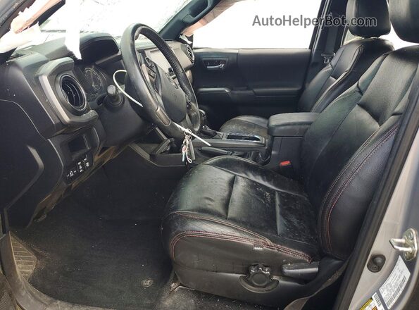 3TMCZ5AN0HM062713 2017 TOYOTA TACOMA Silver Սալոնի դիմացի տեսք