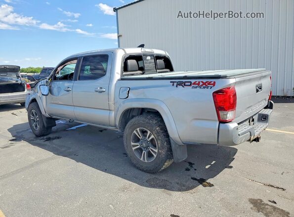 3TMCZ5AN0HM062713 2017 TOYOTA TACOMA Silver Հետևի ձախ