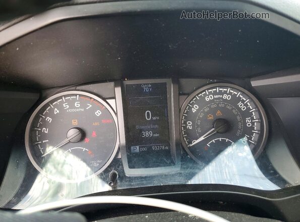 3TMCZ5AN0HM062713 2017 TOYOTA TACOMA Silver Սարքավորումների վահանակի տեսք