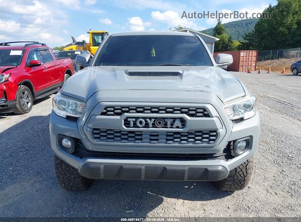 3TMCZ5AN0HM068558 2017 TOYOTA TACOMA Серый Вид задней части салона