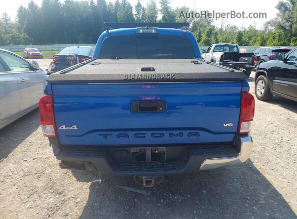 3TMCZ5AN0HM110257 2017 TOYOTA TACOMA Blue Vista trasera
