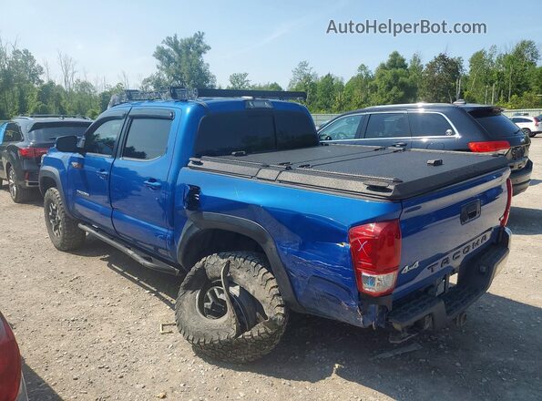 3TMCZ5AN0HM110257 2017 TOYOTA TACOMA Blue Trasero izquierdo