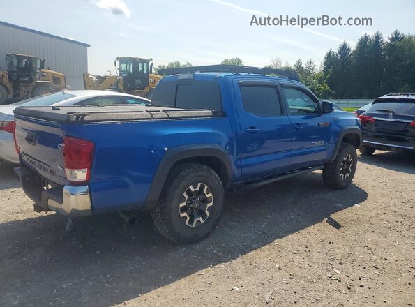3TMCZ5AN0HM110257 2017 TOYOTA TACOMA Blue Trasero derecho