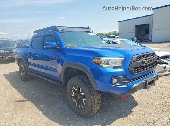 3TMCZ5AN0HM110257 2017 TOYOTA TACOMA Blue Delantero derecho