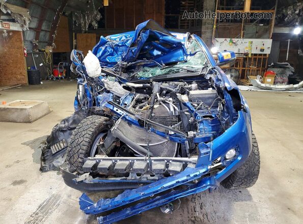 3TMCZ5AN0JM160954 2018 TOYOTA TACOMA Blue Вид спереду