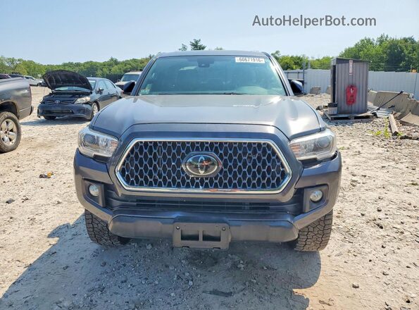 3TMCZ5AN0KM228946 2019 TOYOTA TACOMA Gray წინა ხედი