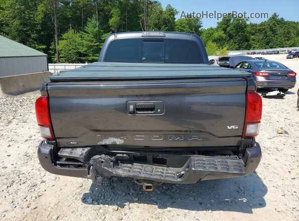 3TMCZ5AN0KM228946 2019 TOYOTA TACOMA Gray უკანა ხედი