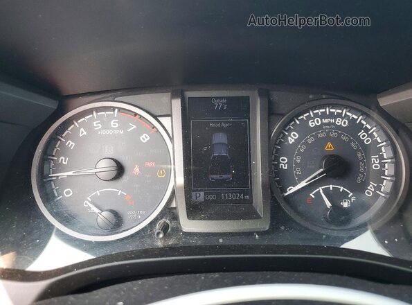 3TMCZ5AN0KM228946 2019 TOYOTA TACOMA Gray ხელსაწყოთა პანელის ხედი