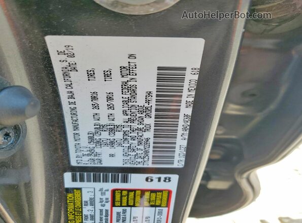 3TMCZ5AN0KM228946 2019 TOYOTA TACOMA Gray ძრავის განყოფილების ხედი