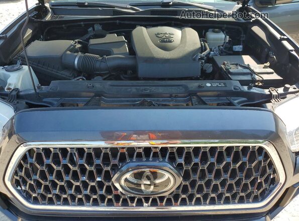 3TMCZ5AN0KM228946 2019 TOYOTA TACOMA Gray უკანა სალონის ხედი