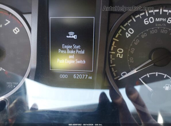 3TMCZ5AN0KM240627 2019 TOYOTA TACOMA Gray 