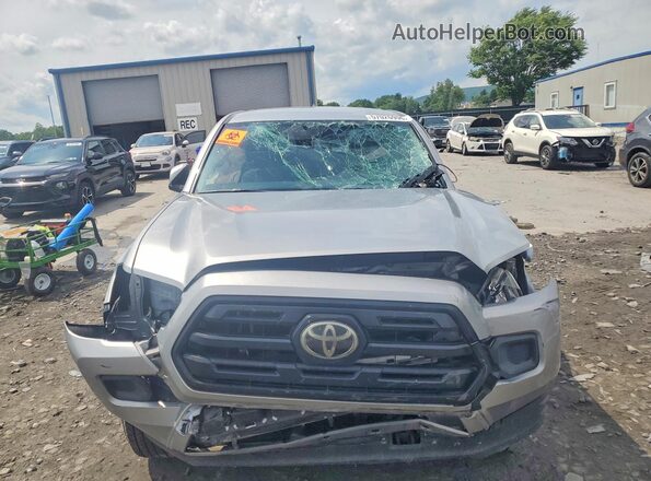 3TMCZ5AN0KM262949 2019 TOYOTA TACOMA Silver Front view